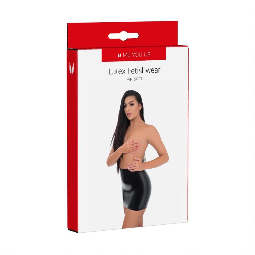 Me You Us Latex Mini Skirt