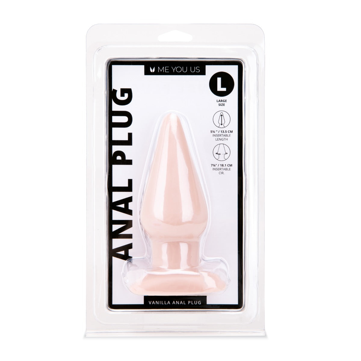 Me You Us Vanilla Large Anal Plug