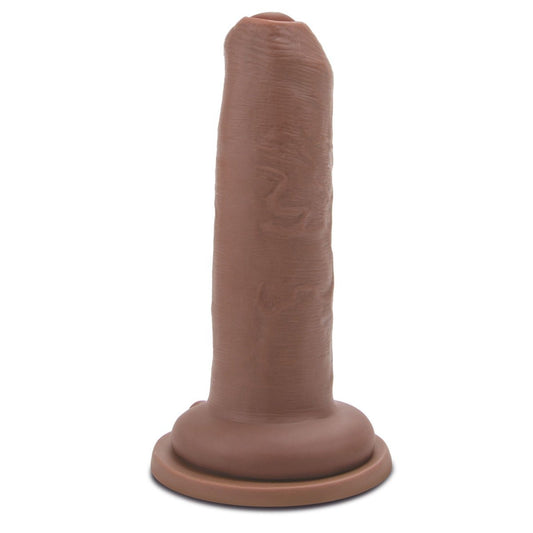 Me You Us Uncut Ultra Cock 6inch Caramel Realistic Dildo