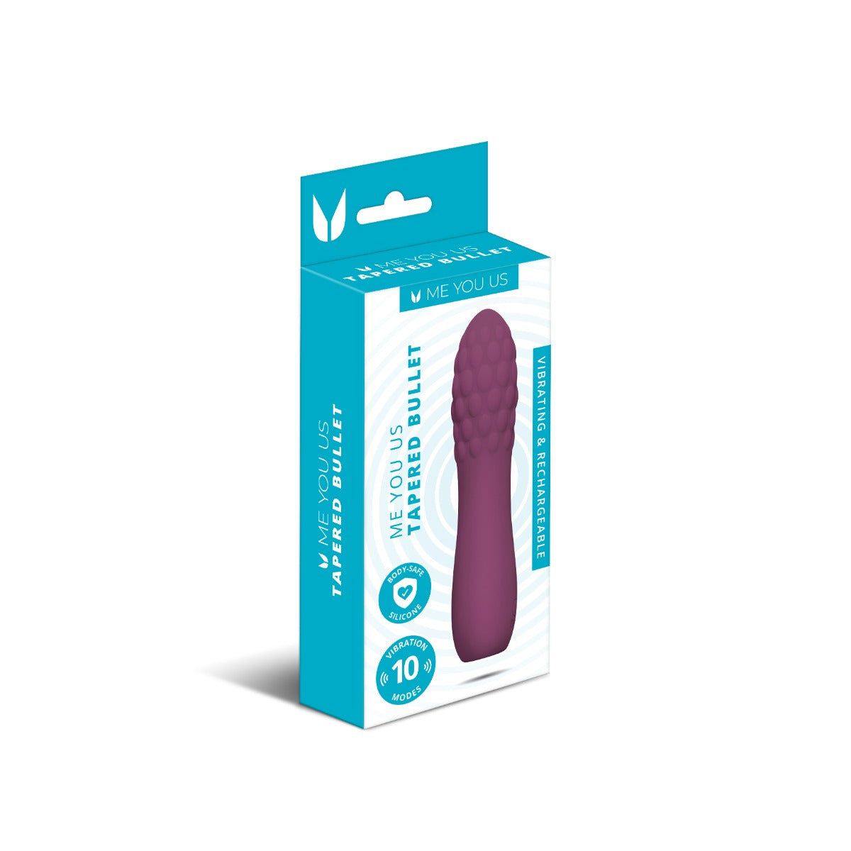 Me You Us Tapered Bullet Vibrator Purple