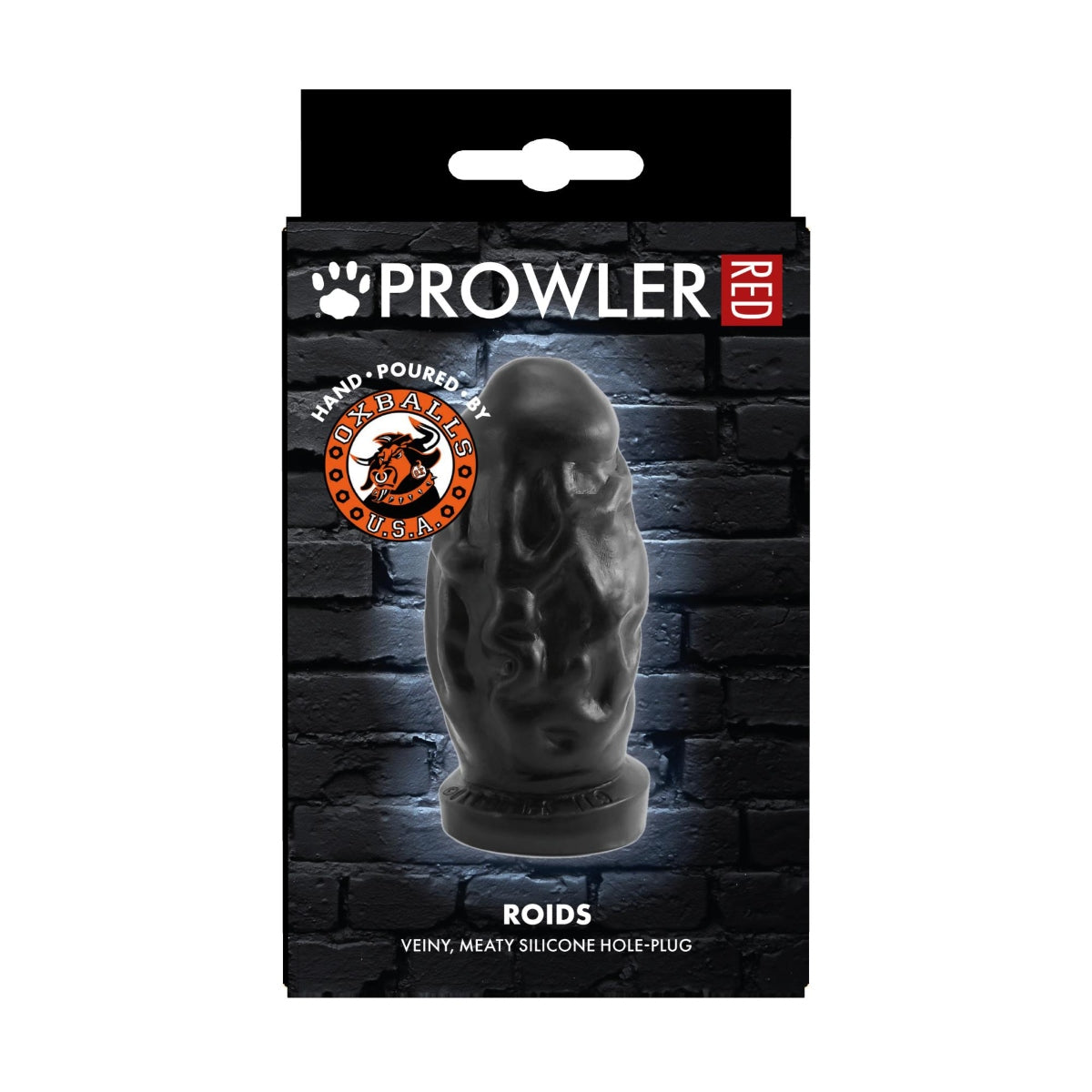 Prowler RED By Oxballs Roids Butt Plug Black