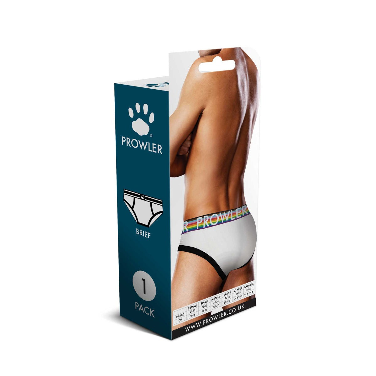 Prowler White Oversized Paw Brief Medium