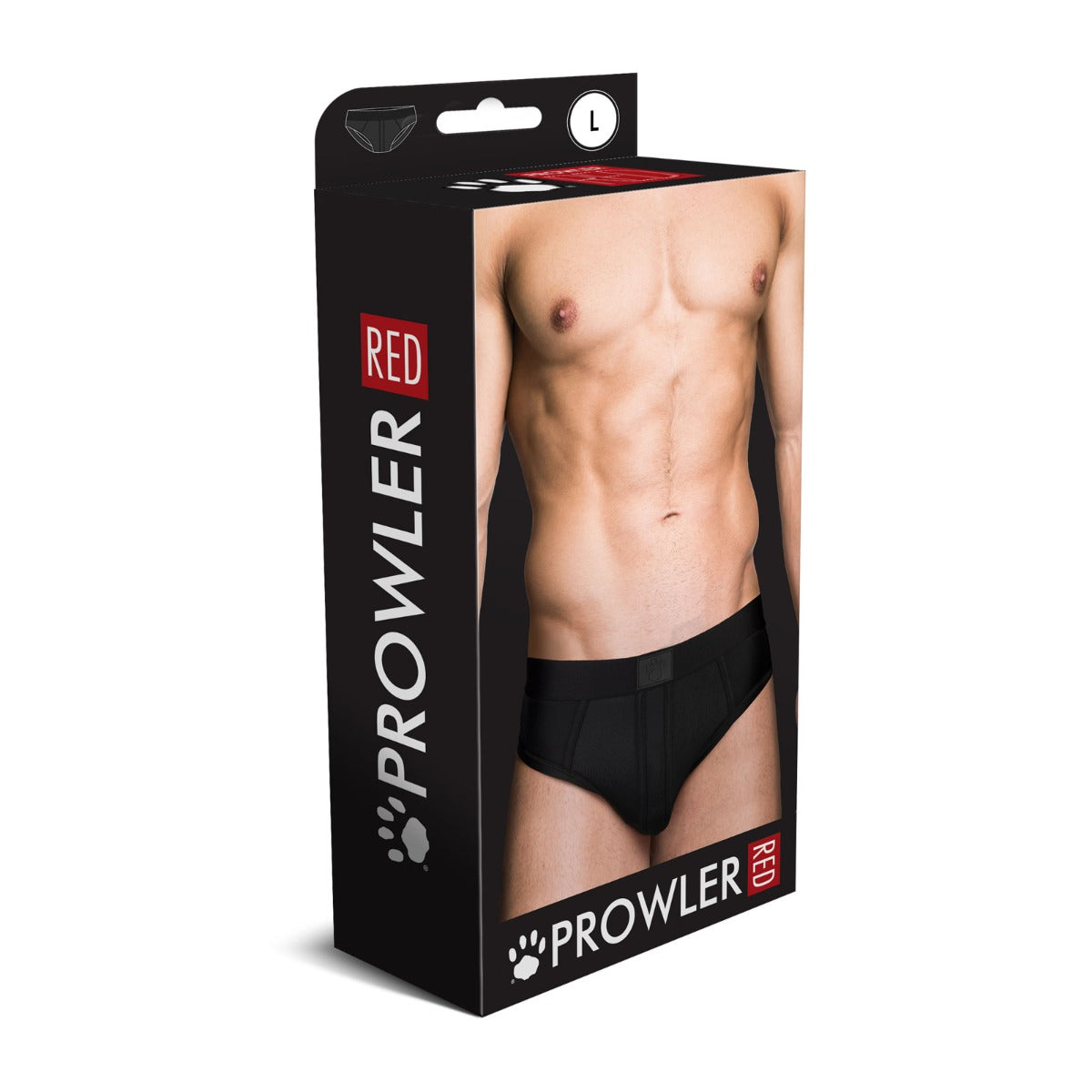 Prowler RED Ass-less Brief Black M