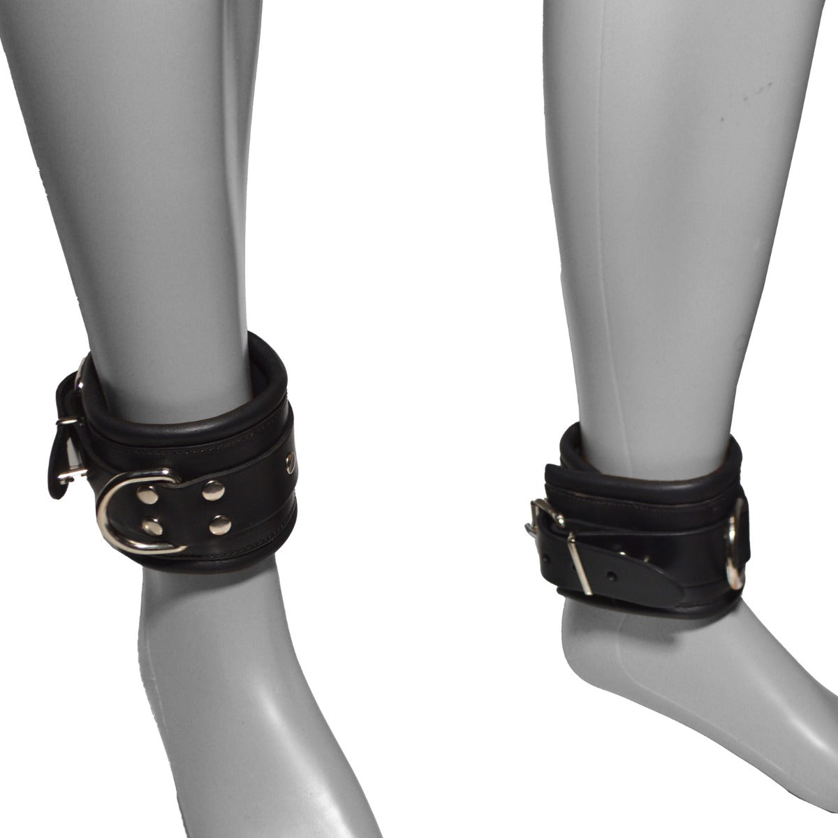 Prowler RED Leather Lockable Ankle Restraints LXL