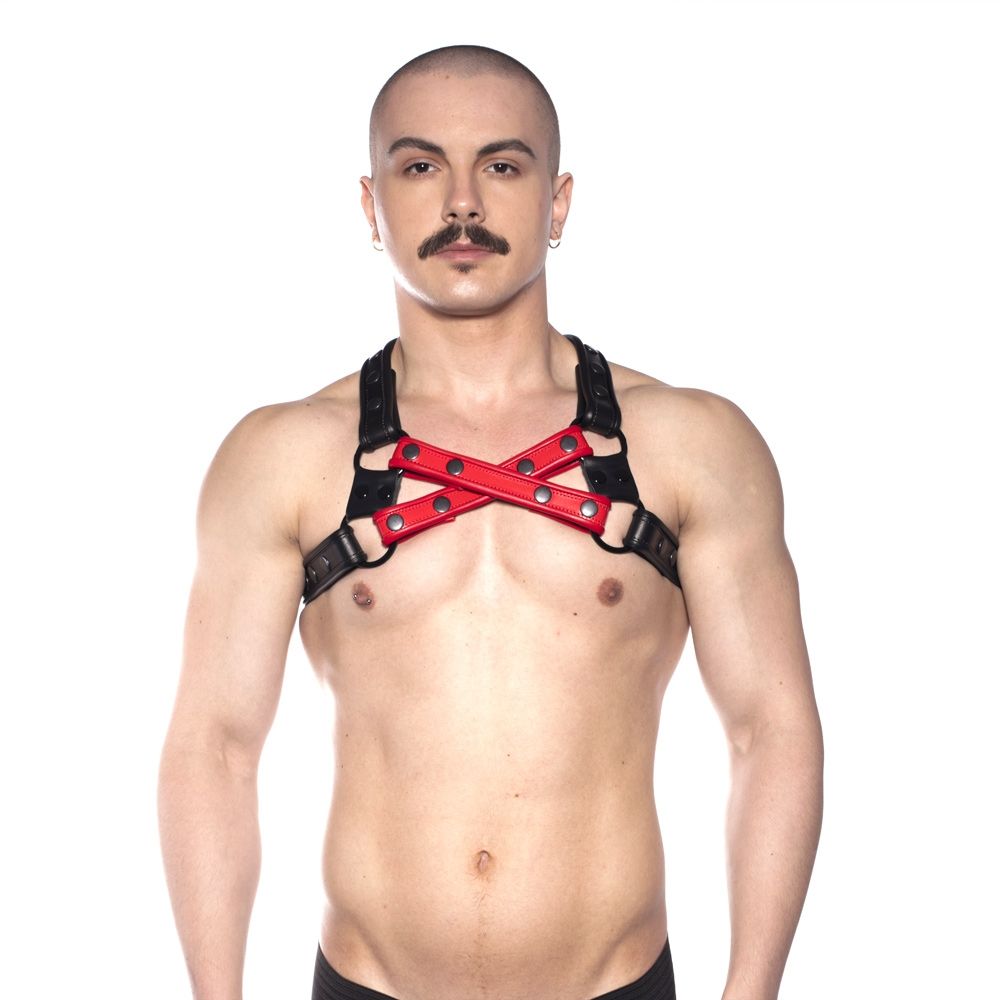 Prowler RED Cross Harness Black/Red S/M