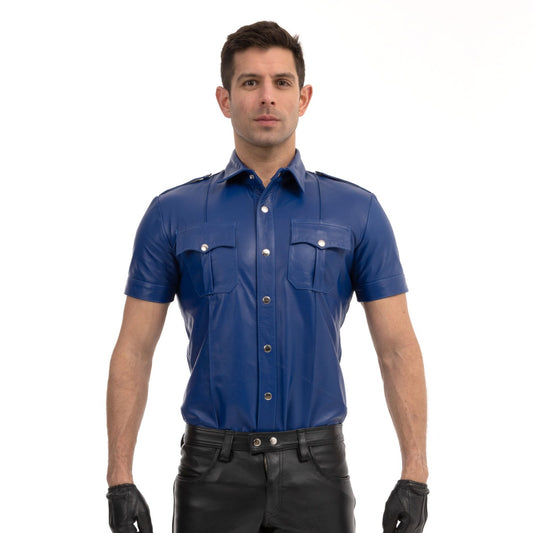 Prowler RED Slim Fit Police Shirt Blue Medium