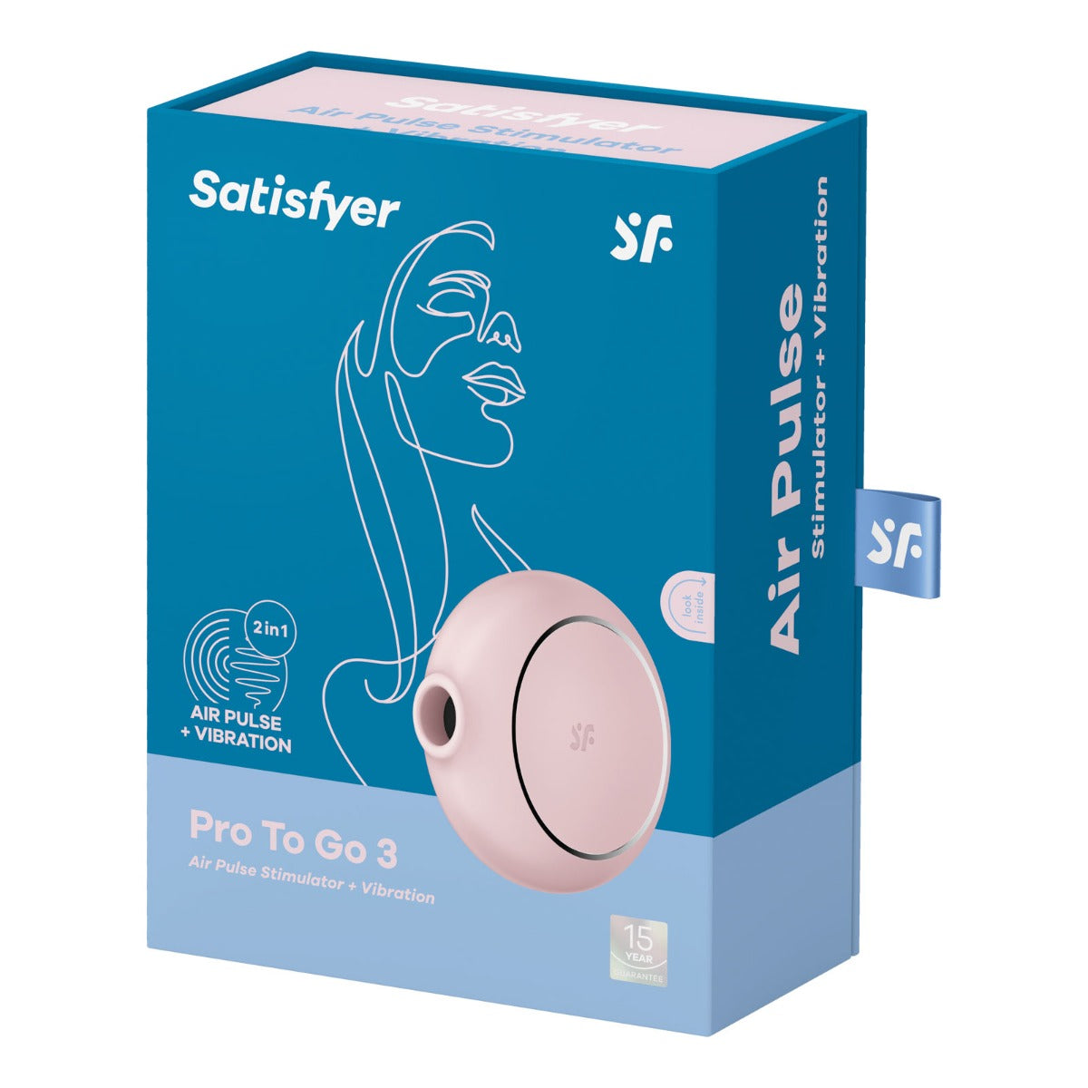 Satisfyer Pro To Go 3 Air Pulse Vibrator Rose