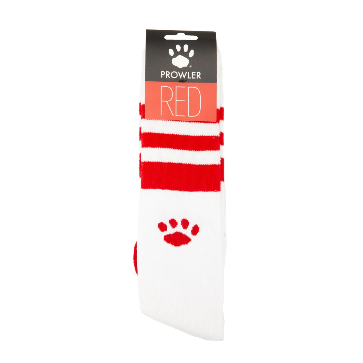 Prowler RED Football Sock White/Red