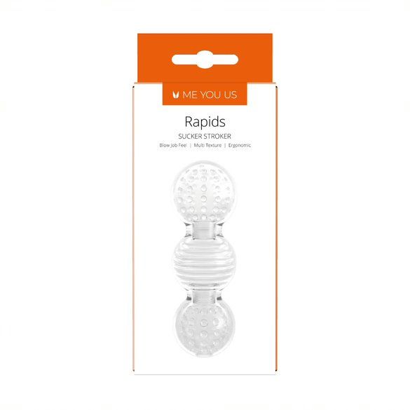 Me You Us Rapids Sucker Stroker Male Masturbator Transparent