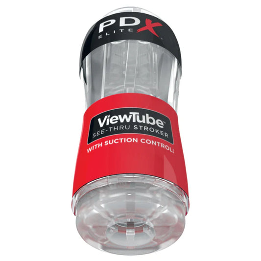PDX Elite ViewTube See-Thru Stroker - Clear