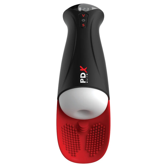 PDX Elite Fap O Matic Pro Masturbator XL White/Red