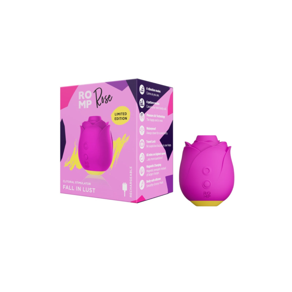 ROMP Rose Clitoral Stimulator Pink