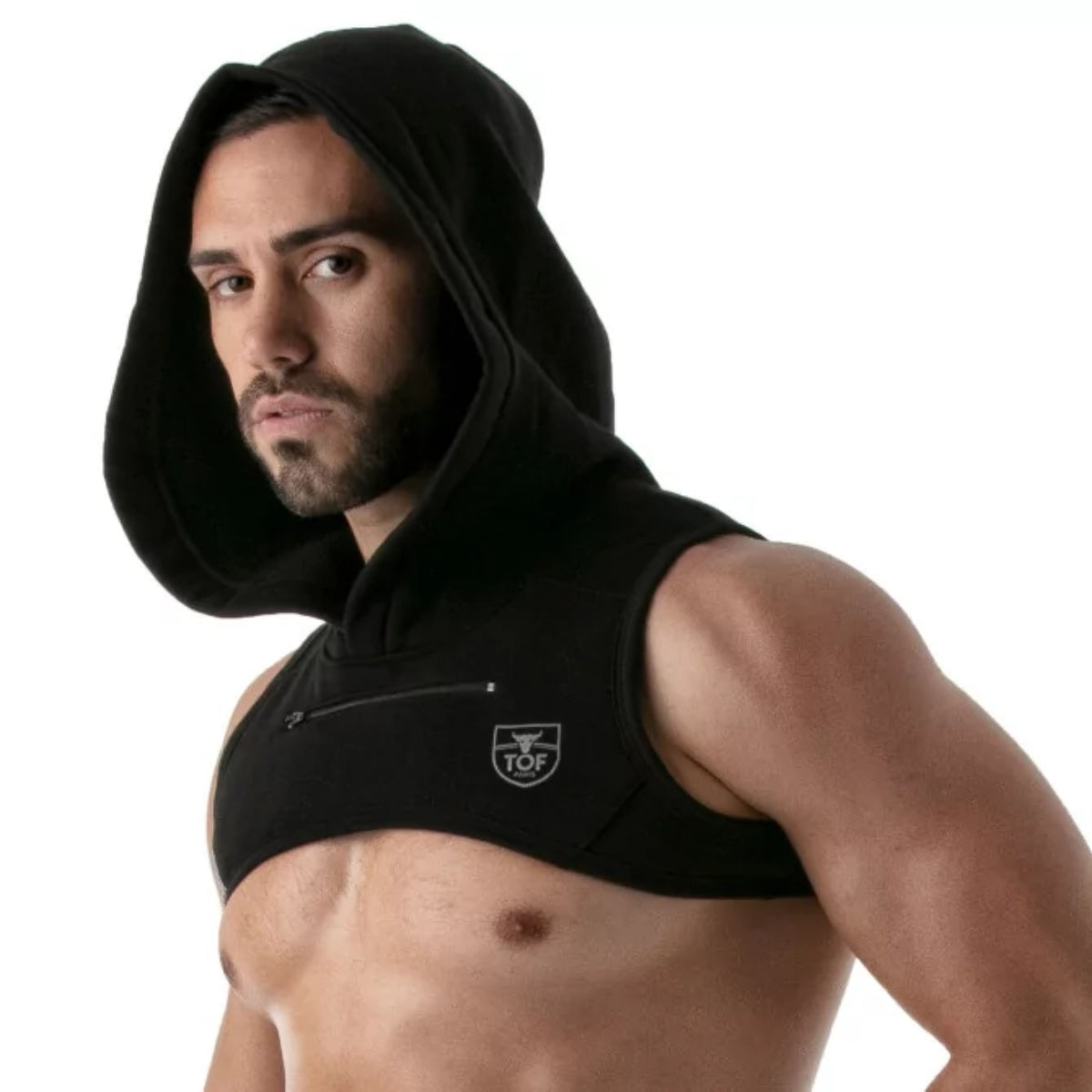 PARIS HOODIE HARNESS BLACK - Size : L