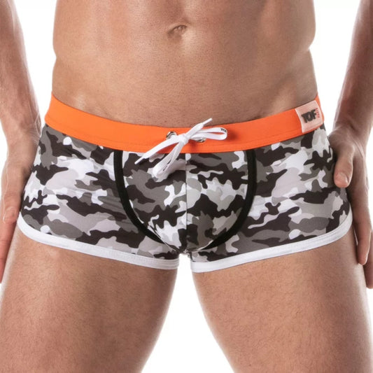 Iconic Swim Trunks - Grey Camouflage - Size : S