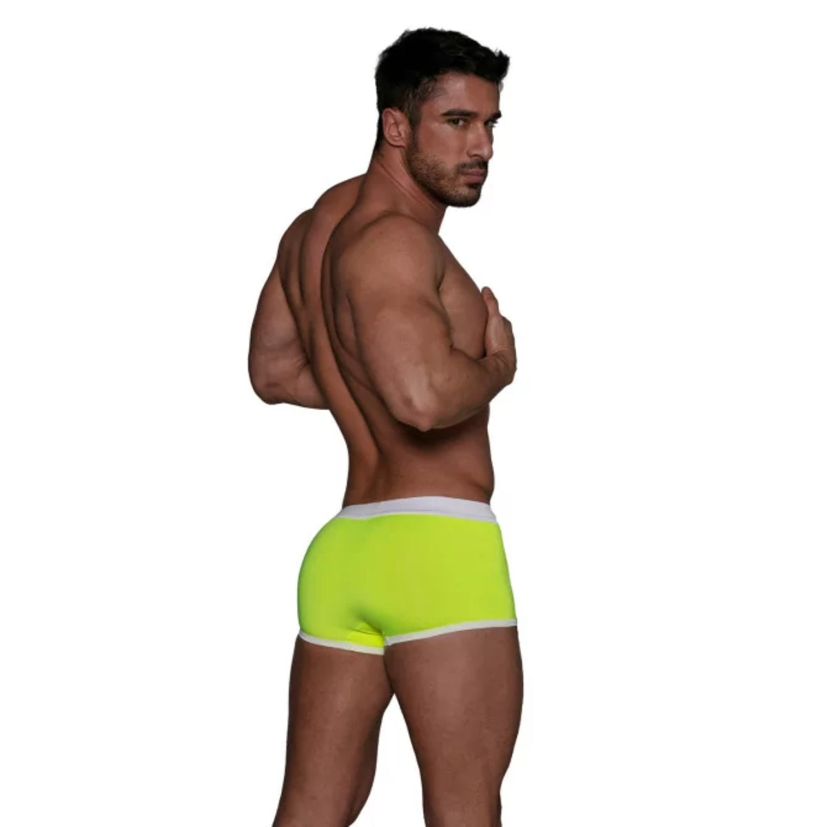 Neon Swim Trunks Yellow - Size : L