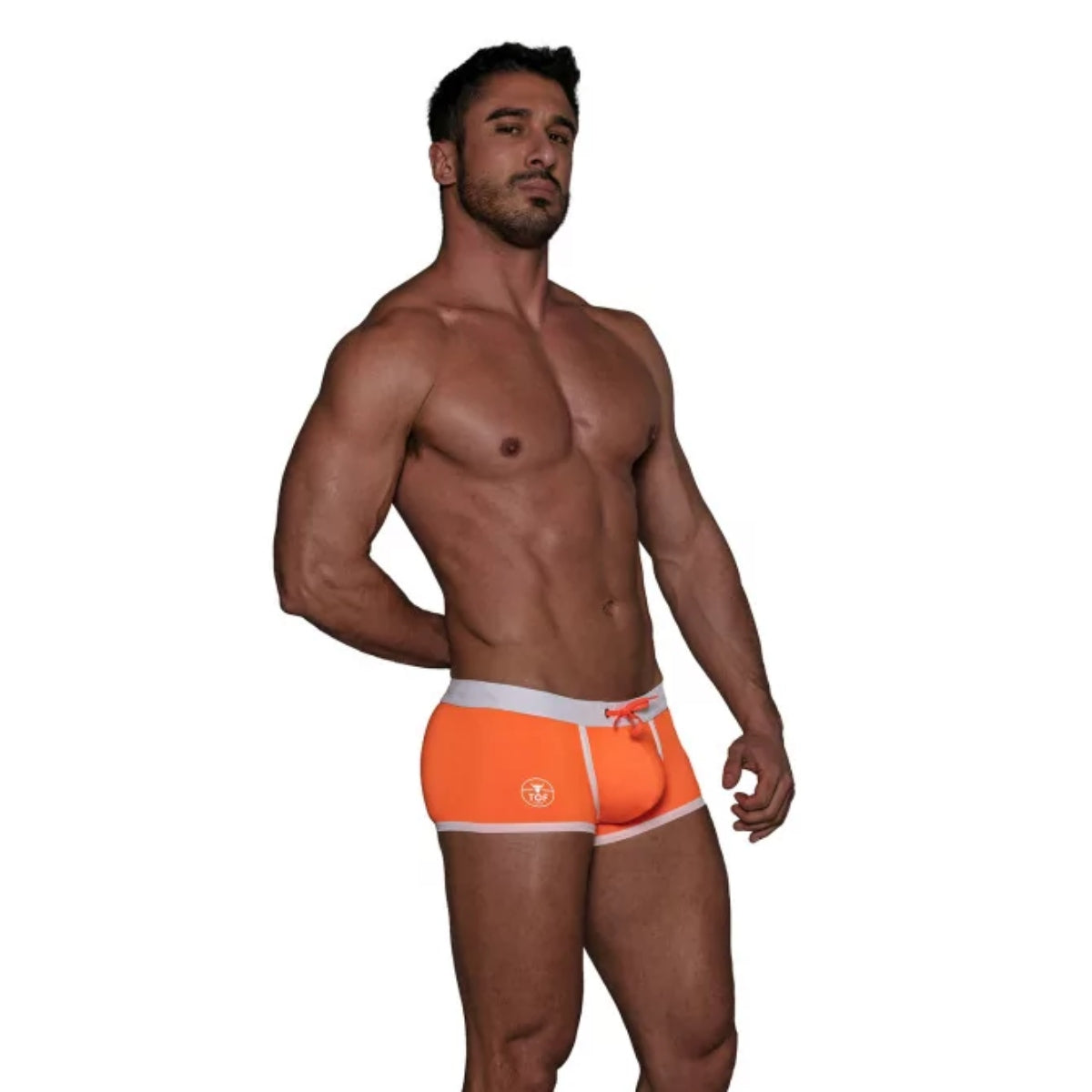 Neon Swim Trunks Orange - Size : XL