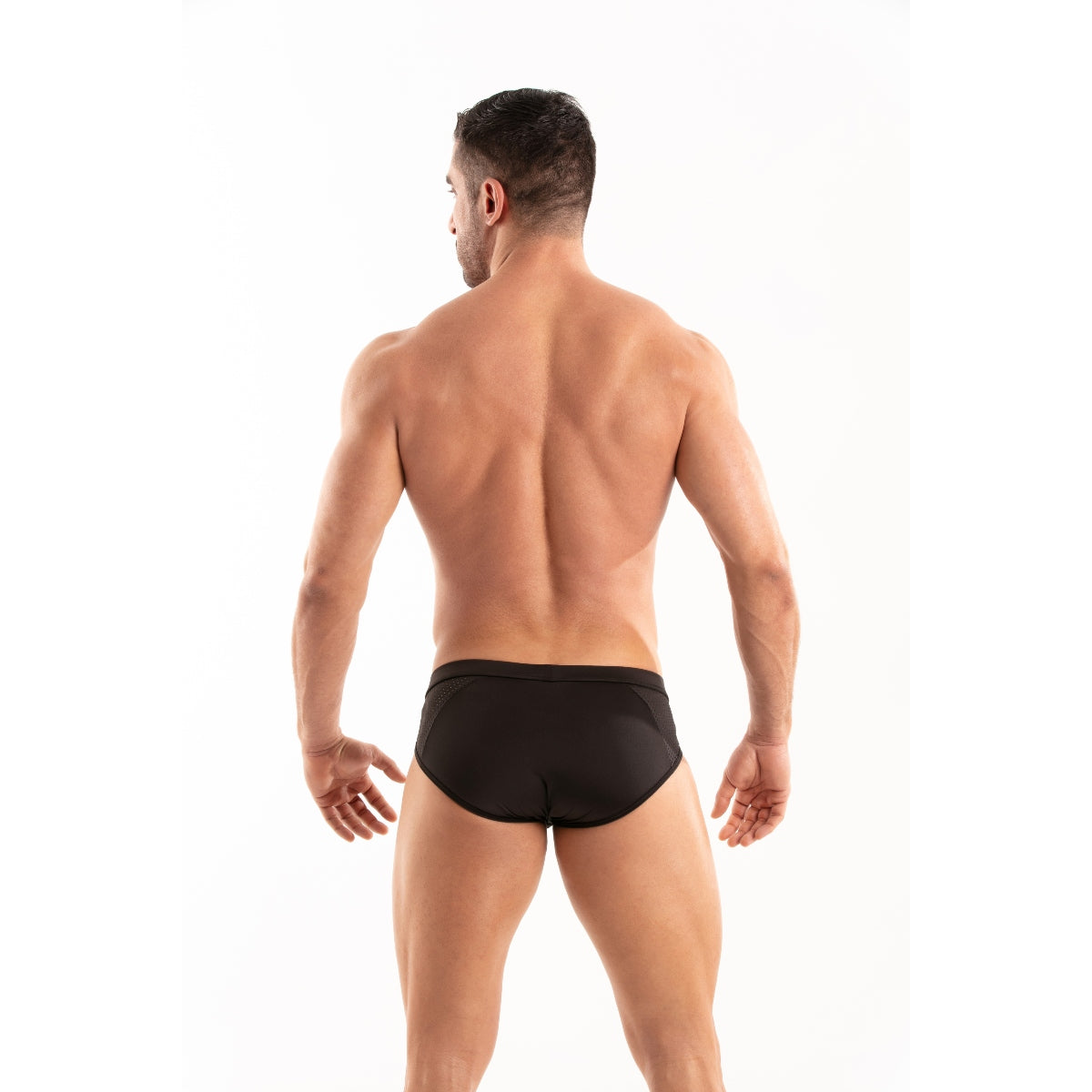 TOF Paris Temptation Microfiber Briefs Black X Large