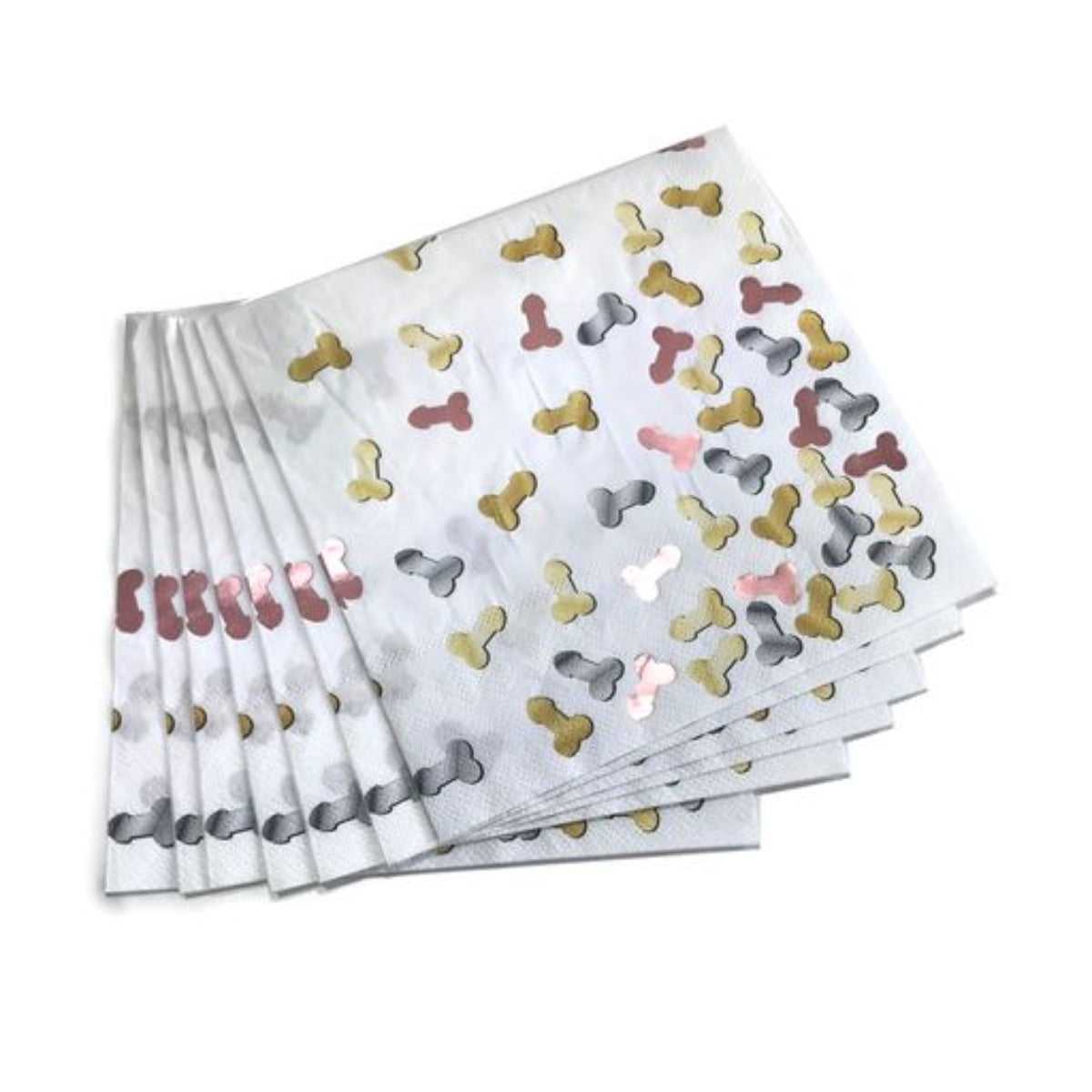 Little Genie Glitterati Penis Party Napkins
