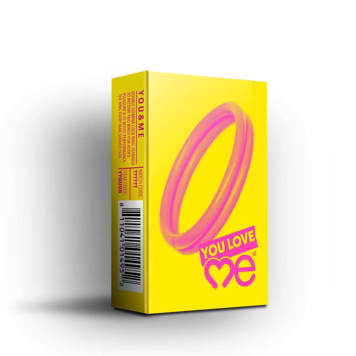 You Love Me You & Me Double Stamina Cock Ring Blue