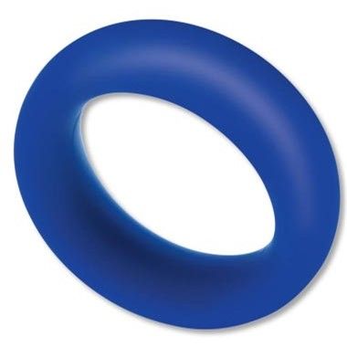 Zolo Extra Thick Silicone Cock Ring Blue