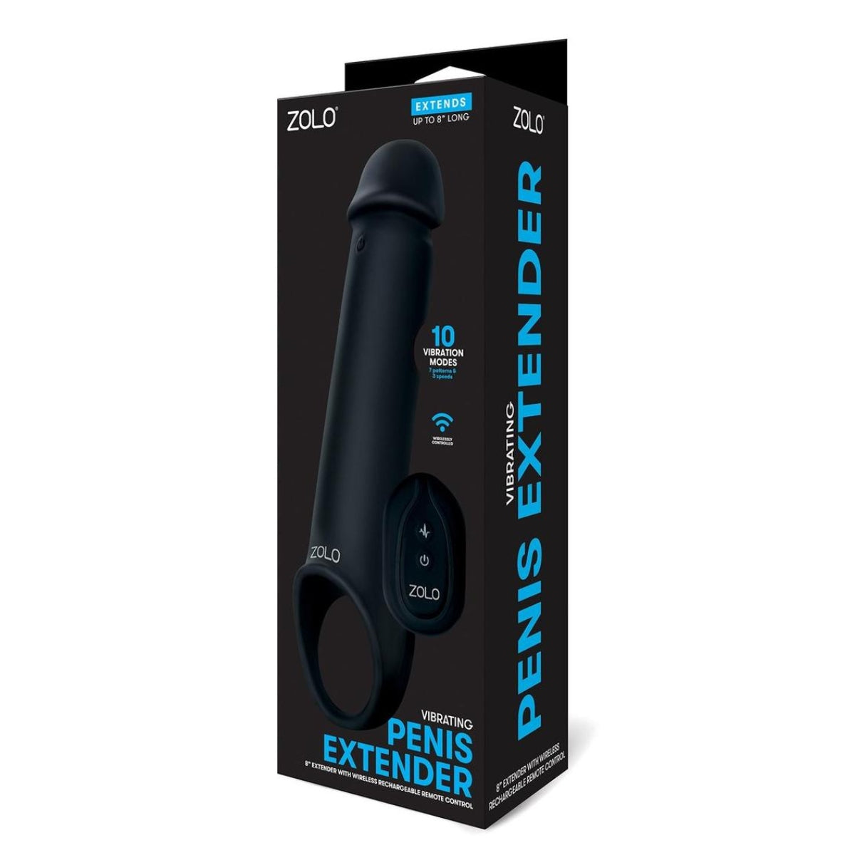 Zolo Vibrating Remote Control Penis Extender Strap On
